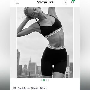 Sporty & Rich bike shorts